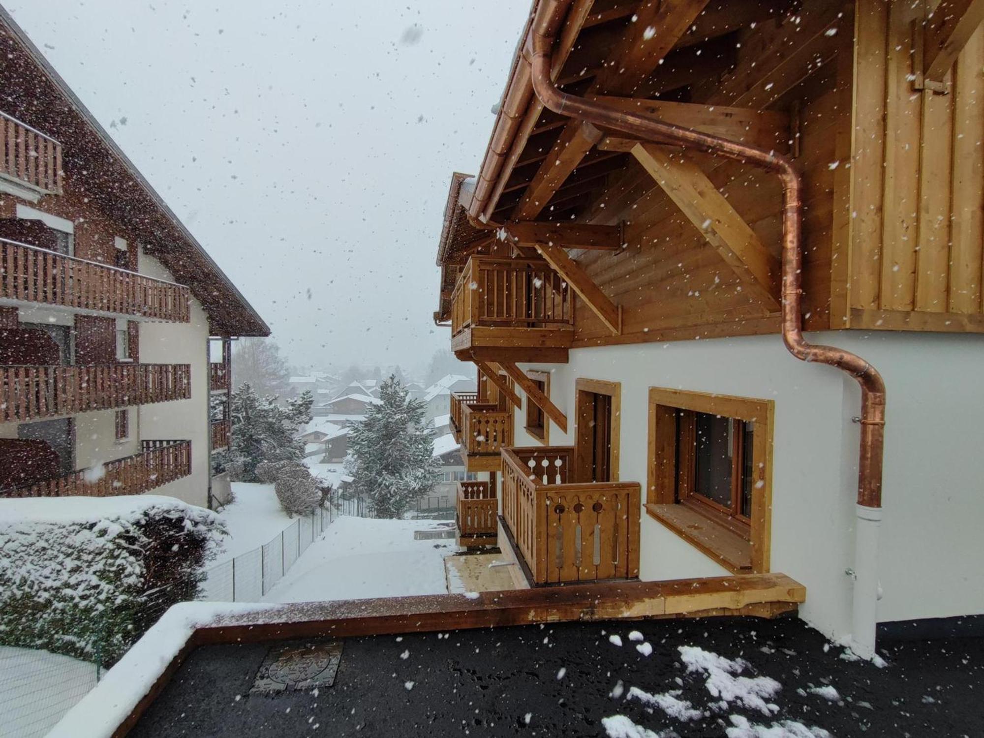 Appartement Familial Neuf Pres Du Village, 3 Chambres, Balcon Sud, Parking, Proche Ski-Bus, Samoens - Fr-1-642-80 Екстериор снимка